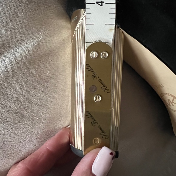 MICHAEL Michael Kors Gold Paloma Black Suede Over-The-Knee Boot - Picture 11 of 11